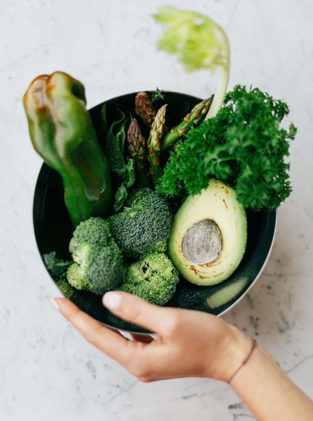 Vegetables in a Bowl